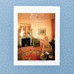 Vintage Ritz Madrid Hotel Ad Print – Luxe Euro Decor Vibe